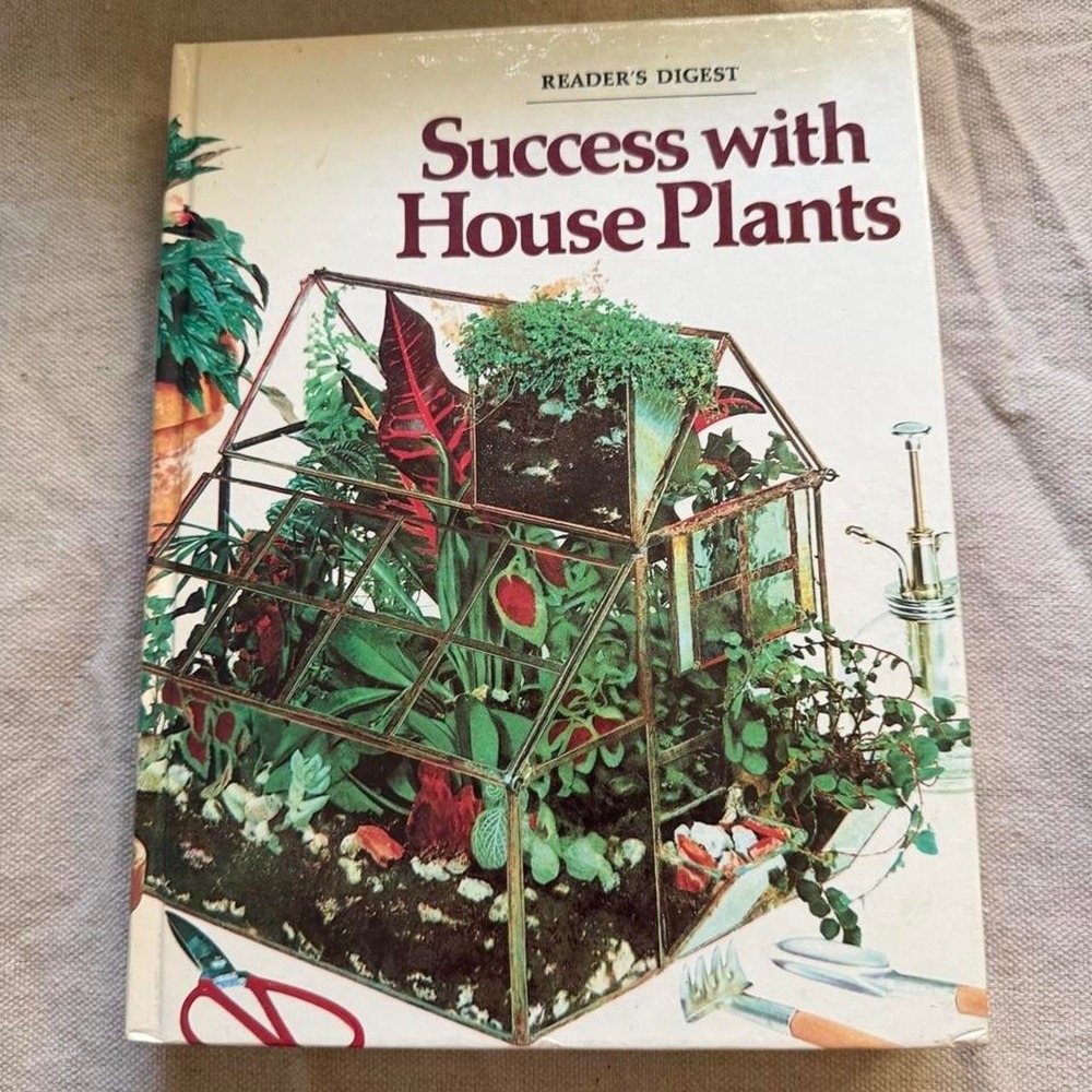 Success with houseplants Vintage 1970s house plant book